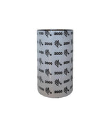 Zebra 2000 Wax cinta térmica 450 m Negro