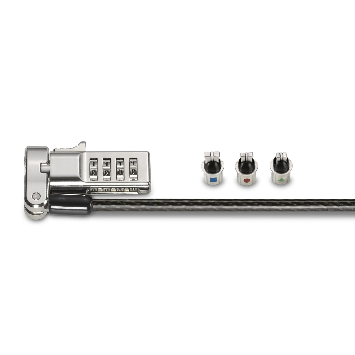 Kensington Candado de combinación universal 3 en 1 para portátiles Cable Cerradura con combinación Kensington Standard 150 mm