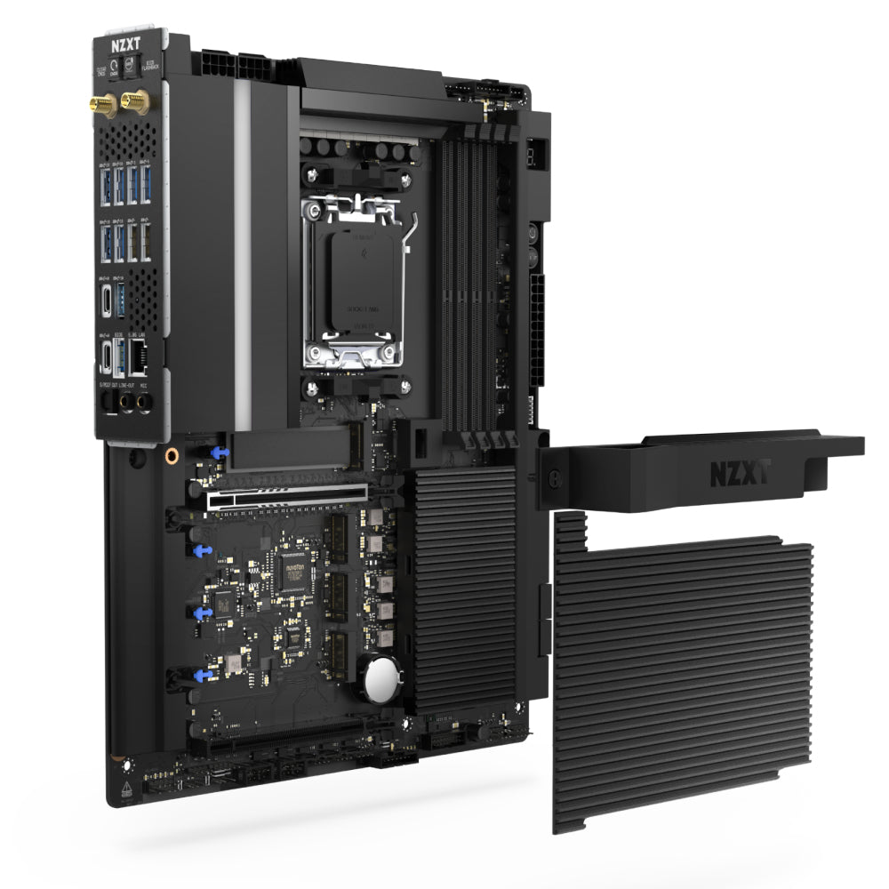 NZXT N9 X870E AMD X870E Enchufe AM5 ATX, AMD Ryzen 7000 Series, AMD Ryzen 8000 Series, AMD Ryzen 9000 Series