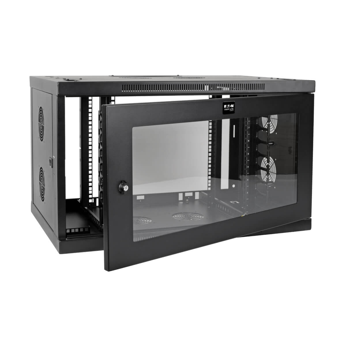 Tripp Lite SRW9UDPGVRT Mini Gabinete SmartRack 9U Bajo Perfil Profundidad de Switch Plus Instalación en la Pared, Ancho,
