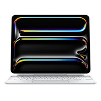Apple Magic Keyboard para el iPad Pro de 13 pulgadas (M4) - Español (América Latina) - Blanco, QWERTY, Trackpad, Interru