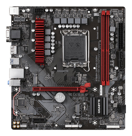 GIGABYTE B760M GAMING DDR4 Placa base - Soporta CPUs Intel Core de 14ª generación, VRM digital de 6+2+1 fases, hasta 5333MHz DDR4 (OC), 2xPCIe 4.0 M.2, LAN 2.5GbE, USB 3.2 Gen1 placas base Intel LGA 1700 LGA 1700 64 GB