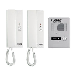 Syscom KDP-602-A/D portero automático Blanco