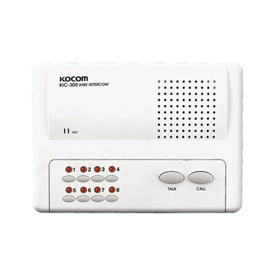 Syscom Intercomunicador Manos Libres / 8 Extensiones / Alcance 200 m (656.2 ft) KIC-308