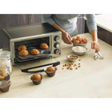 Oster TSSTTV15LTB 15 L 1000 W Acero inoxidable, Independiente, Giratorio, 4 rebanada(s)