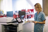 HP Color LaserJet Enterprise Flow LaserJet Enterprise M682z Conexiones inalámbricas Multifunction Color Impresora, Copiadora, escáner; Doble cara