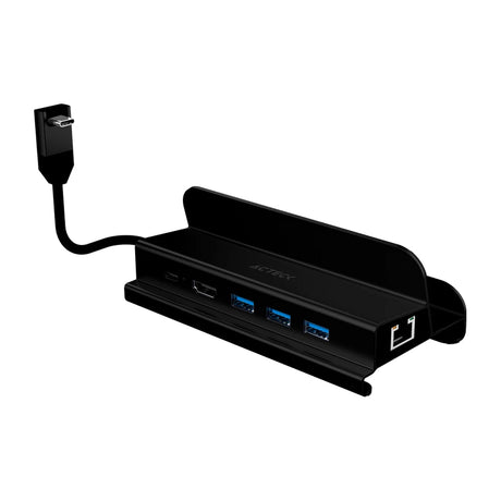 Acteck Gate 6 DH665 USB 3.2 Gen 1 (3.1 Gen 1) Type-C 10200 Mbit/s Negro, HDMI, 3840 x 2160 Pixeles