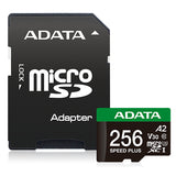 ADATA Speed Plus Memoria Flash 256 GB MicroSDXC 180 MB/s 160 MB/s