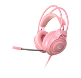 Xtech XTH-564 audífono y auriculare Auriculares Alámbrico Diadema Juego Rosa, 20 - 20000 Hz, 298 g