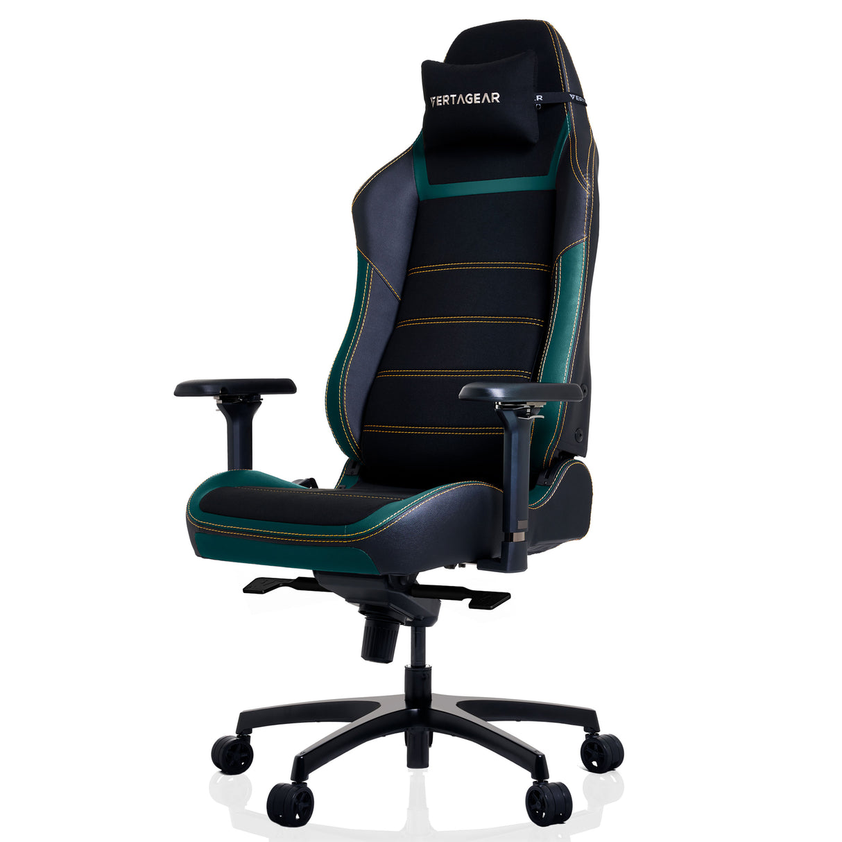 Vertagear VG-PL6800SE_MG silla para oficina o computadora asiento acolchado respaldo acolchado, Negro, Verde, Negro