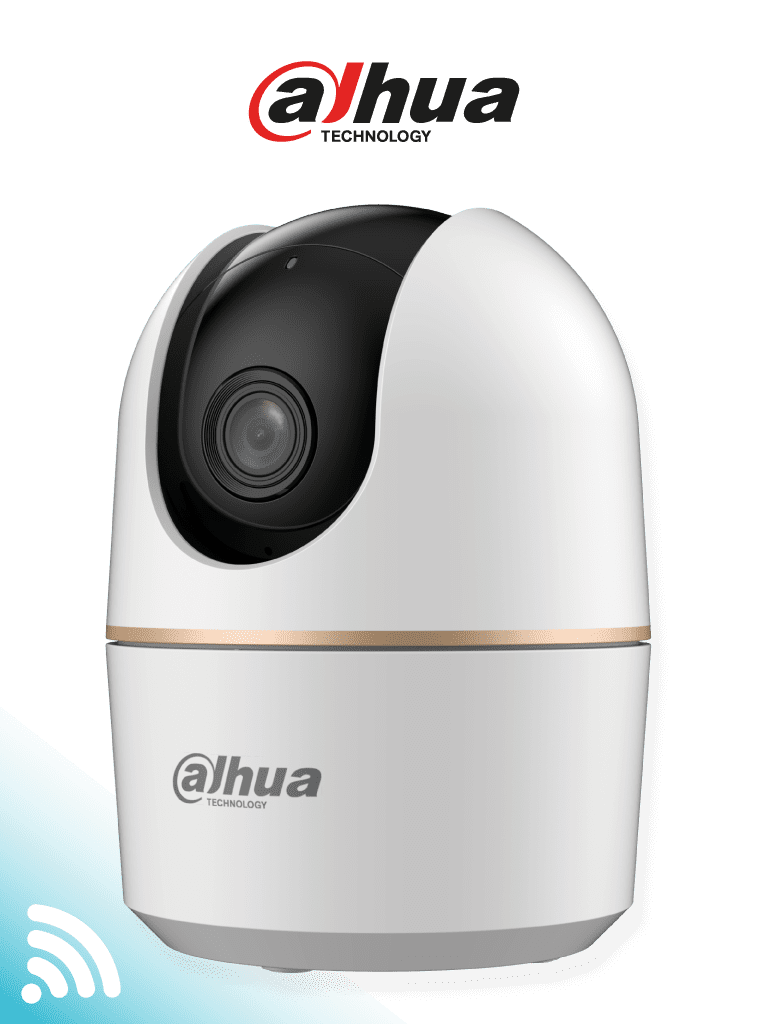 DH-H5A - DAHUA DH-H5A - Cámara IP Domo Motorizado Wifi de 5 Megapíxeles con IA, autotracking, audio bidireccional (micrófono y altavoz), sirena, IR de 10 m, ranura MicroSD, detección de humanos y modo privacidad