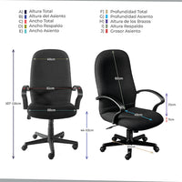 Silla ejecutiva ERGO mod. 1956 reclinabl