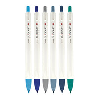 Zebra 407SOCFNE006 marcadores 6 pieza(s) Punta fina Colores surtidos Colores surtidos