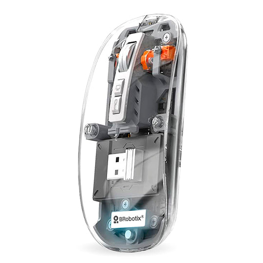 BROBOTIX MOUSE INALMBRICO RECA RGABLE MODELO GLASS CONEXIONES: B - Integradores de PC's
