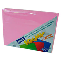 Foamy saira tamaño carta rosa 24 piez