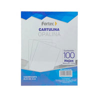 Fortec OPA-CARTULINA 100 papel para impresora de inyección de tinta Carta (215,9x279,4 mm) 100 hojas
