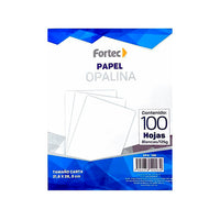 Fortec OPA-100 papel para impresora de inyección de tinta Carta (215,9x279,4 mm) 100 hojas Blanco