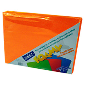 Foamy  saira tamaño carta  naranja 24 pi