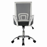 mundo in Silla Ejecutiva 107 Mesh Gris Asiento acolchado Respaldo acolchado