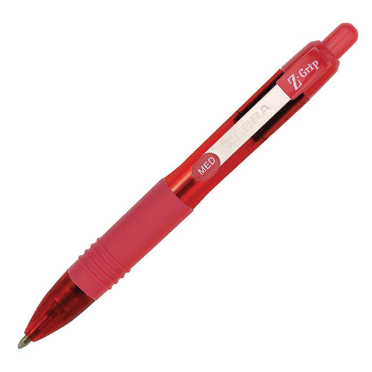 Zebra 712RJOMDC006 bolígrafos Rojo Bolígrafo Medio Rojo