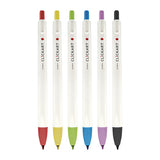 Zebra 4019-66 marcadores 6 pieza(s) Fino Colores surtidos Plástico