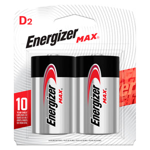 Pila Alcalina Energizer D blíster con  2