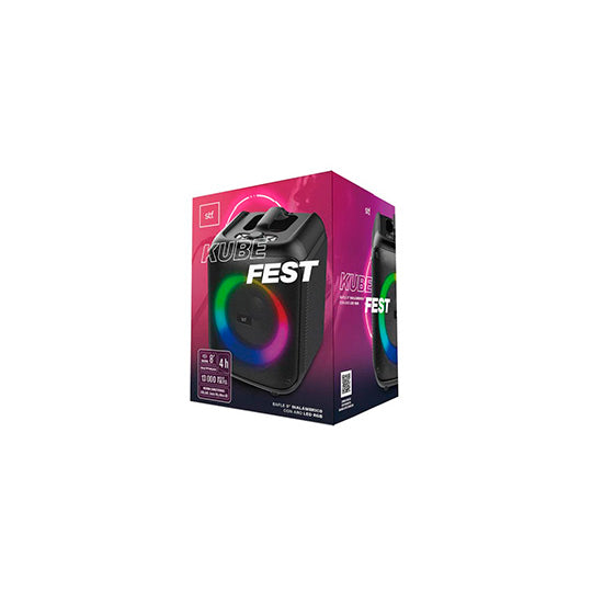 STF ST-S01683 altavoz portátil y para fiesta Altavoz de fiesta Negro 26 W, 13000 W, Inalámbrico