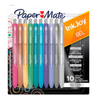 Papermate Paper Mate InkJoy Gel Metallic Pen, Medium Point (0.8mm) Medio Bolígrafo de gel de punta r