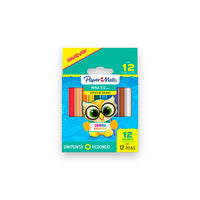 Colores cortos Paper Mate caja con 12 co