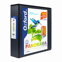 Carpeta panorámica Oxford carta negra he