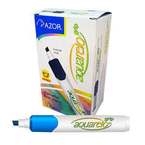 Marcador lavable Aquarelo Grip color azu