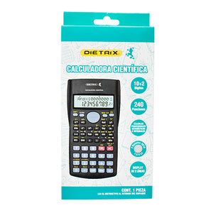 Calculadora científica DIETRIX de 240 fu