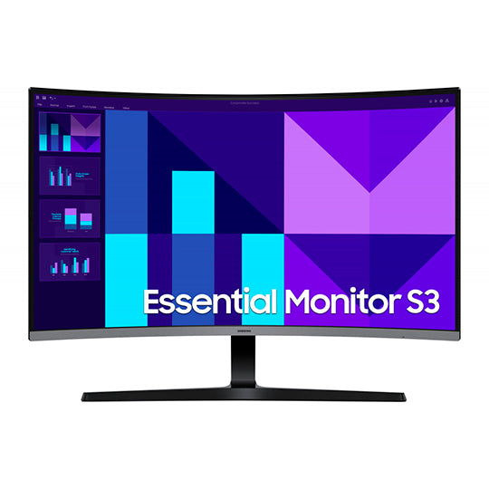 MONITOR SAMSUNG 32 CURVO S3 S39GD FHD VA / 4MS GTG / 1000HZ / NEGRO LS32D390GALXZX
