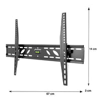 MITZU LCD-3065 soporte para TV 177,8 cm (70") Negro