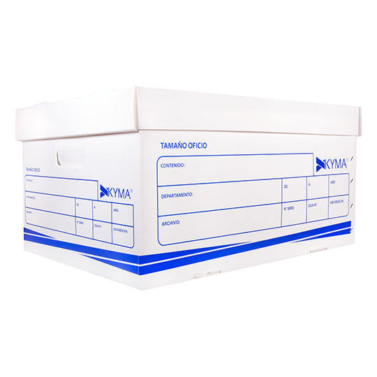 Caja Archivo Plástica KYMA Tamaño Oficio