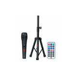 Bafle Kaiser MSA-7515MX para Fiesta, Bluetooth, USB, SD, Radio FM, Luces LED, Batería, Negro