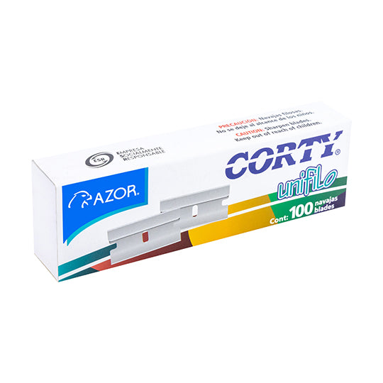 Navaja unifilo Corty 3110 caja con 100 n