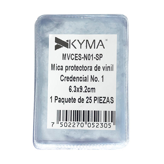 Mica Vinil KYMA transparente 6.3x9.2 sin