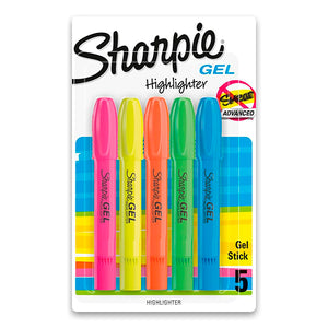 Sharpie 1803277 marcador permanente Punta redonda Azul, Verde, Naranja, Rosa, Amarillo 5 pieza(s)