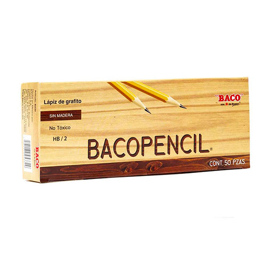 Lápiz Bacopencil hb no.2, coletivo 50 pi