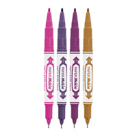 Zebra 409SFNMXE004 marcadores permanentes Punta fina Colores surtidos 4 pieza(s)