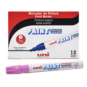 Marcador permanente UniPaint punta bala