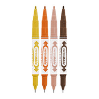 Zebra 409SWDMXE004 marcadores 4 pieza(s) Punta fina Colores surtidos Plástico