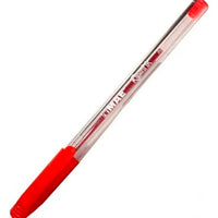 Boligrafo MAE rojo punto mediano caja co