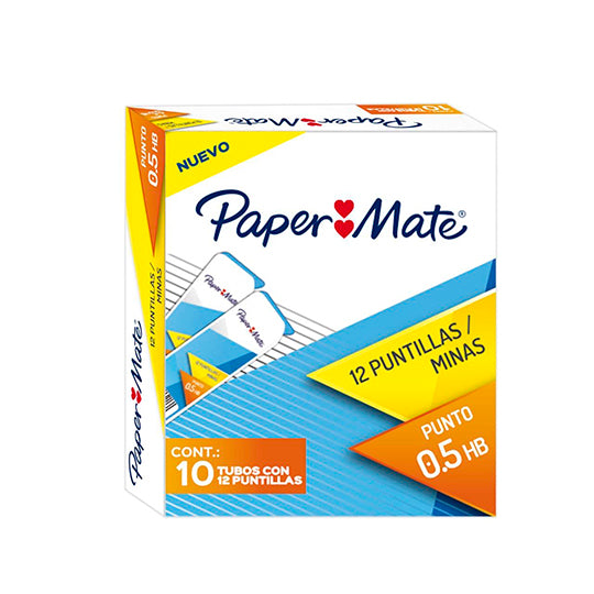 Puntillas de grafito Paper mate 0.5 mm c
