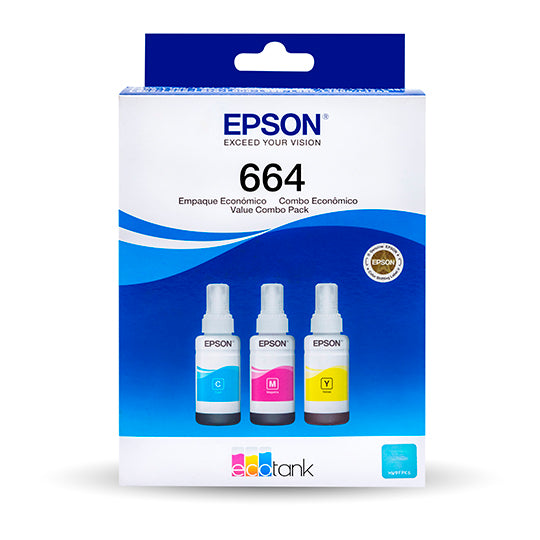 Epson C13T664520-3P repuesto de tinta para impresoras Original, Cian, Magenta, Amarillo