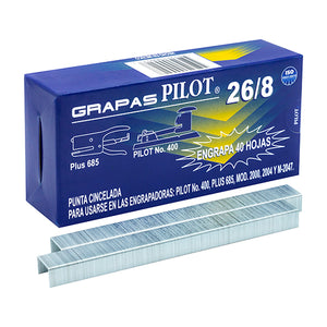 Grapas especiales 26/8 Pilot caja con 5,