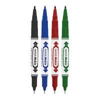 Zebra 409STOMXE004 marcadores 4 pieza(s) Punta fina Colores surtidos Alrededor