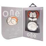 STF ST-E12476 audífono y auriculare Auriculares Inalámbrico Gancho de oreja Llamadas/Música/Deportes/Diario USB Tipo C Bluetooth Naranja, Blanco