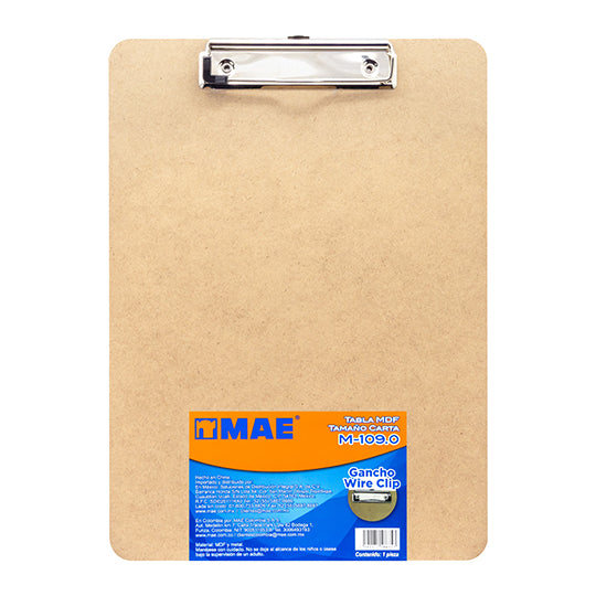 Tabla mae compuesta de fibracel mdf t